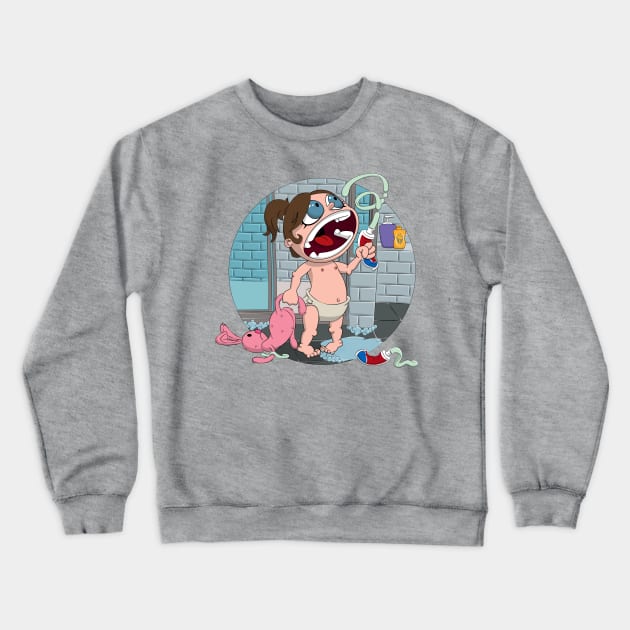 Toothpaste Crewneck Sweatshirt by Joshessel